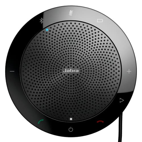 Jabra SPEAK 510+, Universel, Sort, 100 m, Knapper, Omniretningsbestemt, Kabel & trådløs
