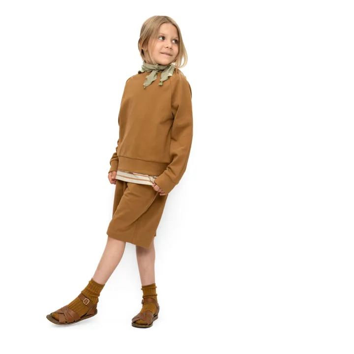Minimalisma Pull Coton Bio Ego | Caramel