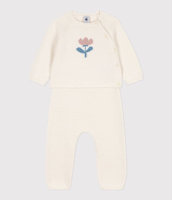 Ensemble en tricot laine et coton bébé