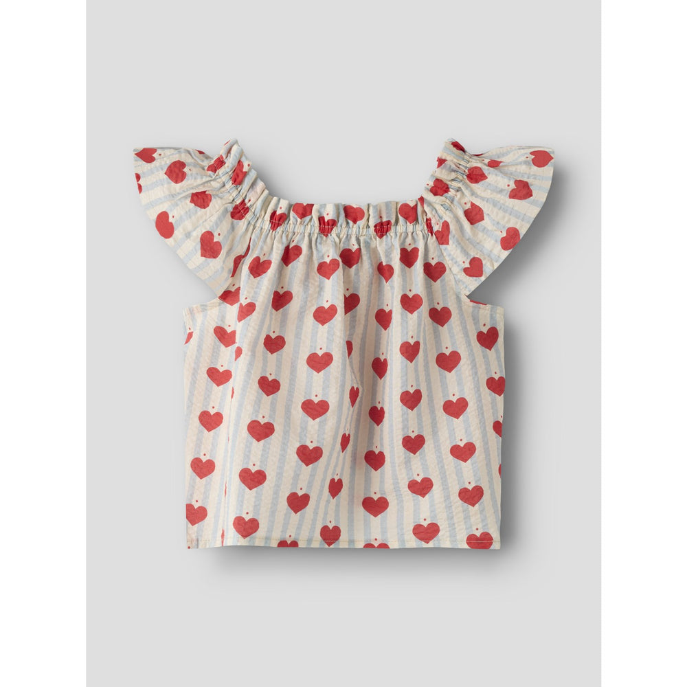 Køb Name It Pearl Blue Nmfhulla Ss Top