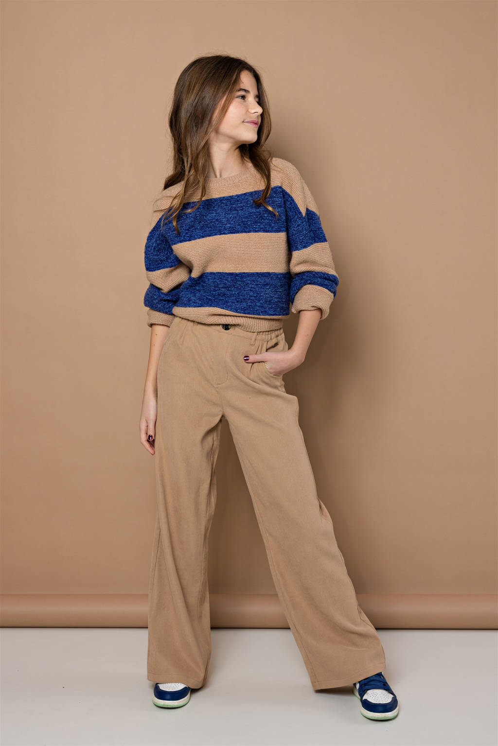 NoBell’ gebreide trui blauw