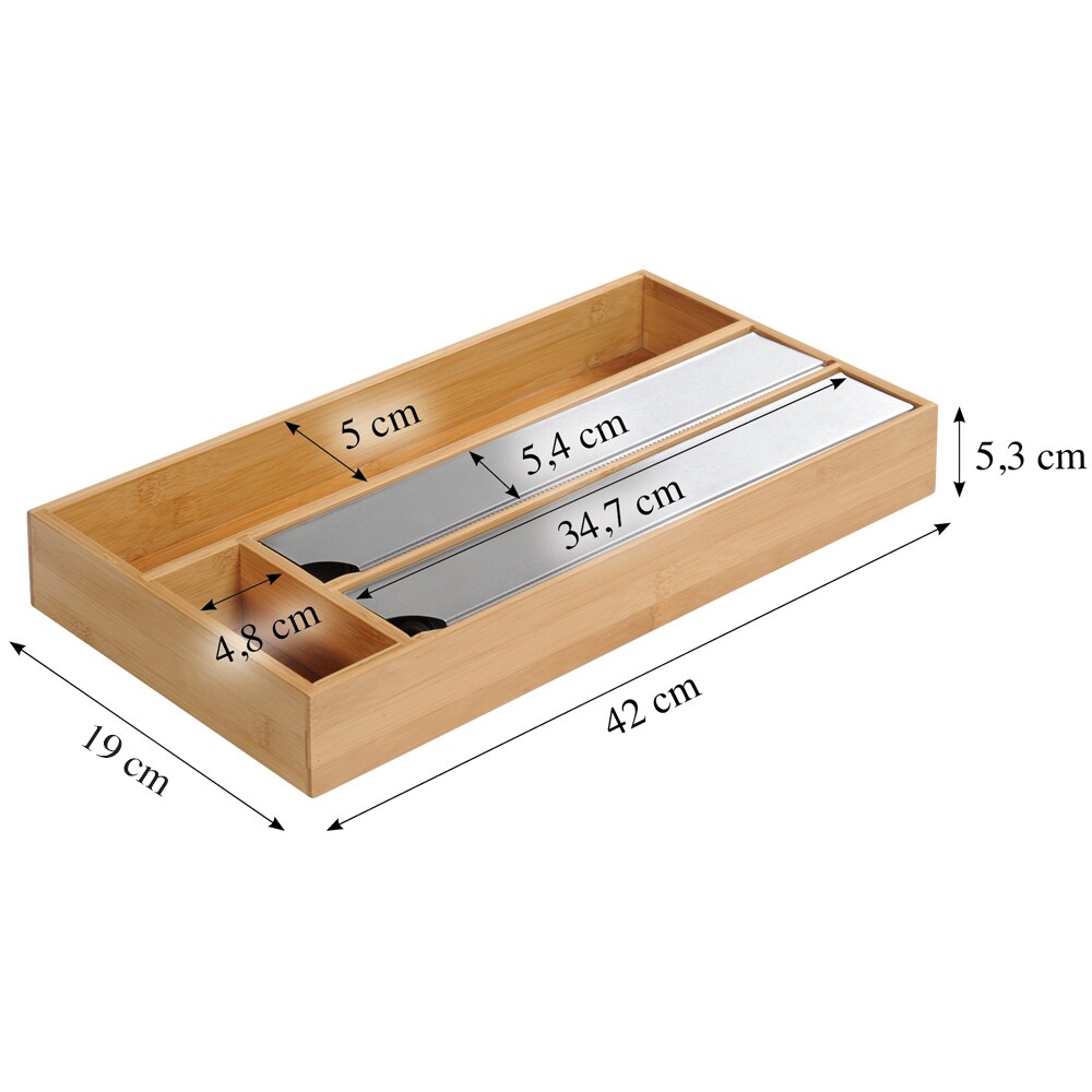 Folienspender, Bambus, FSC
