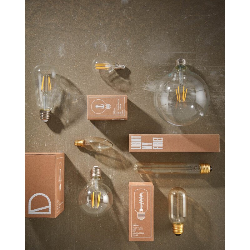 Ampoule LED Bulb E14 de 4W et 35 mm lumière chaude