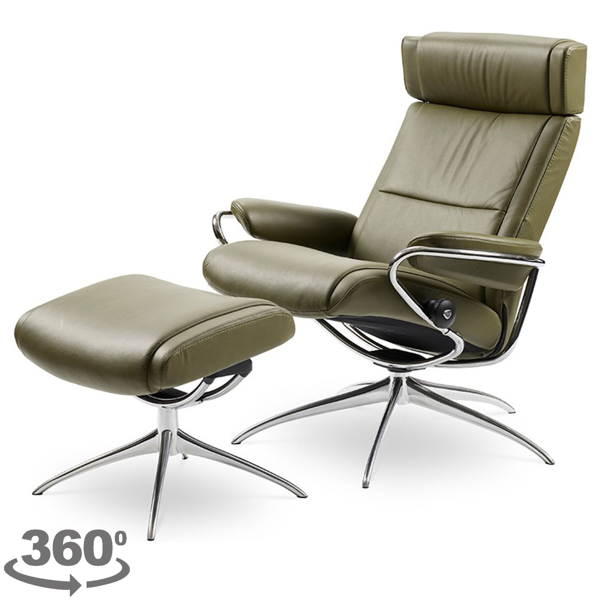 Relaxfauteuil Paris LowBack met hoofdsteun  | StresslessB80 x D75 x H98 cm