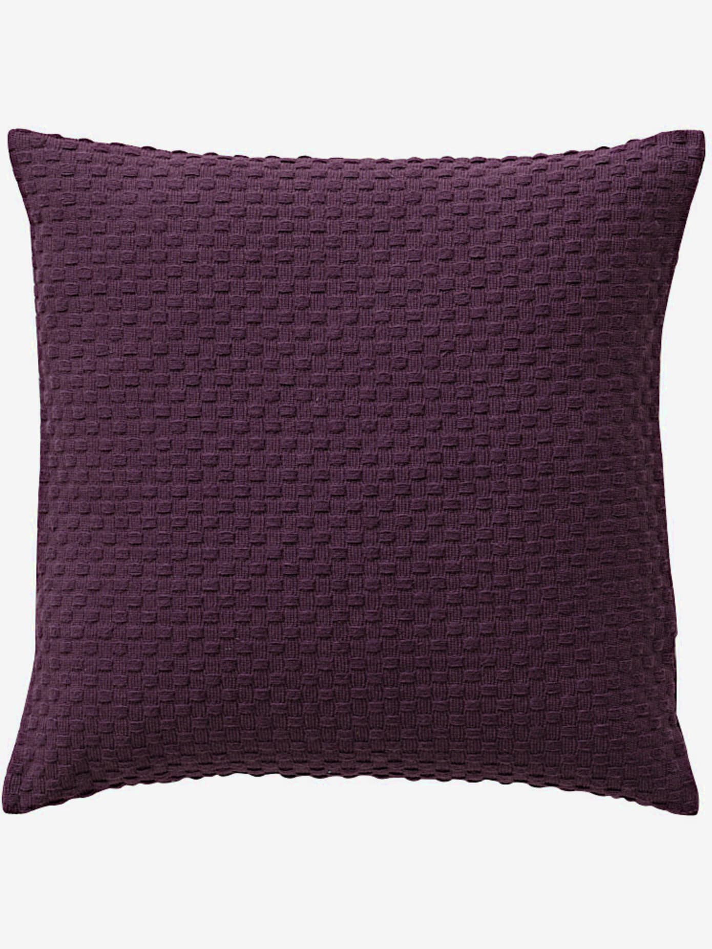 Housse de coussin tissé en relief