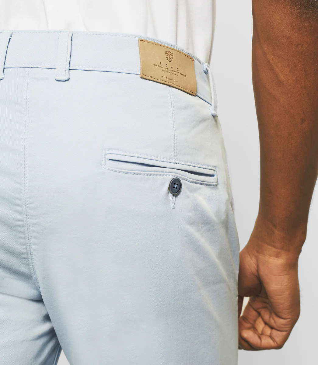 Pantalon slack casual bleu ciel PACHELOROUT