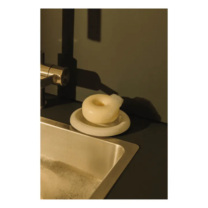 Kinfill Porte-savon en porcelaine Halo | Blanc