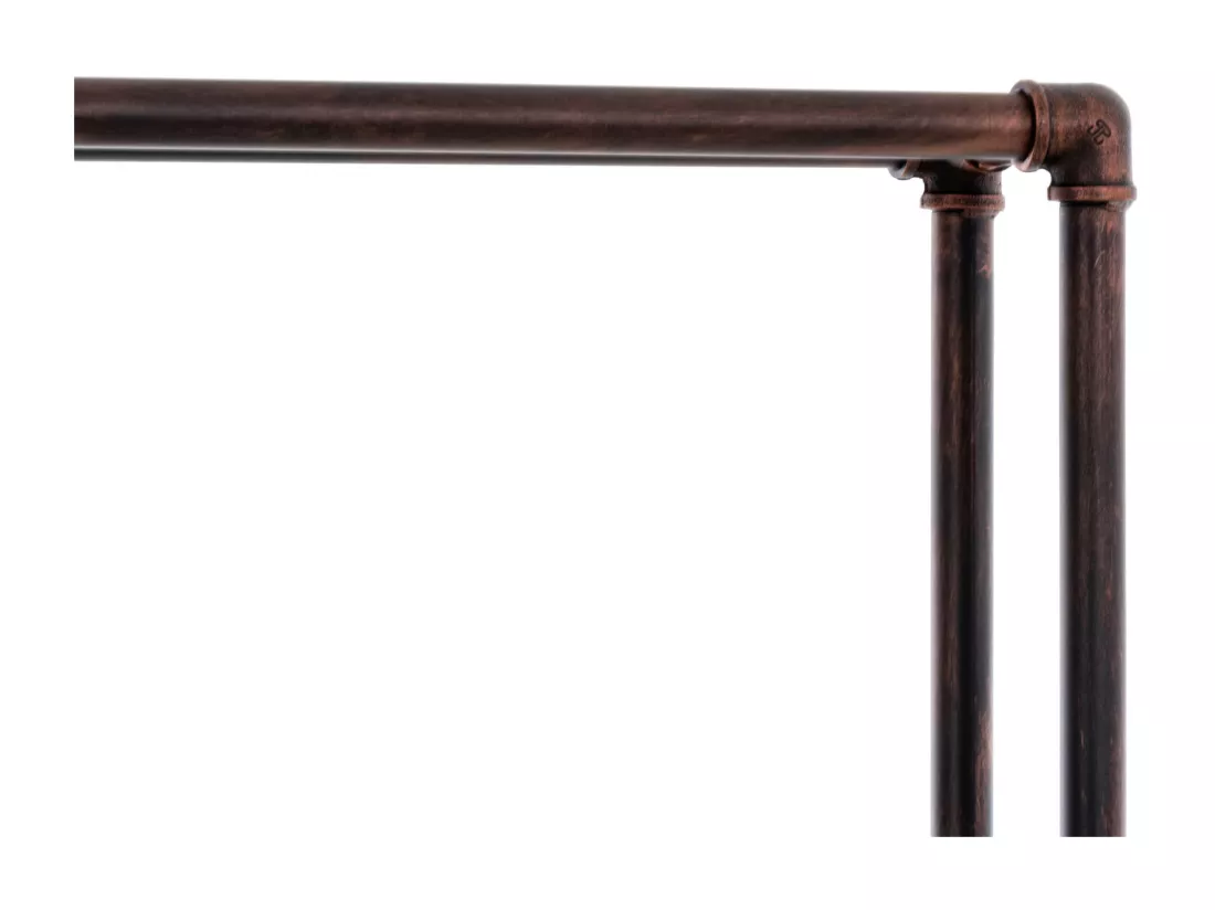 Etagère bois de cheminée - Métal - 178 x 25 x 178cm - Bronze - Tinos