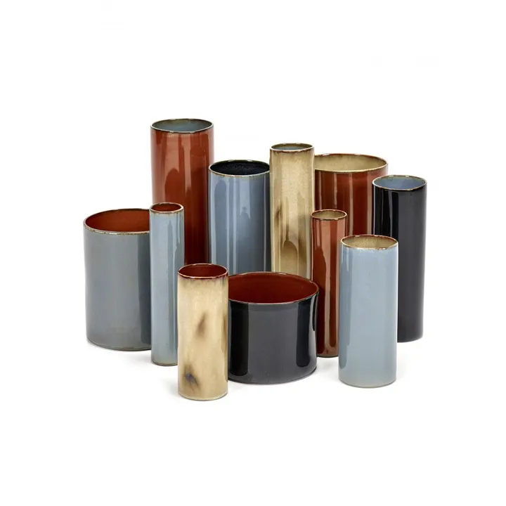 Serax Vase Tube by Anita 6x15,5 cm | Gris