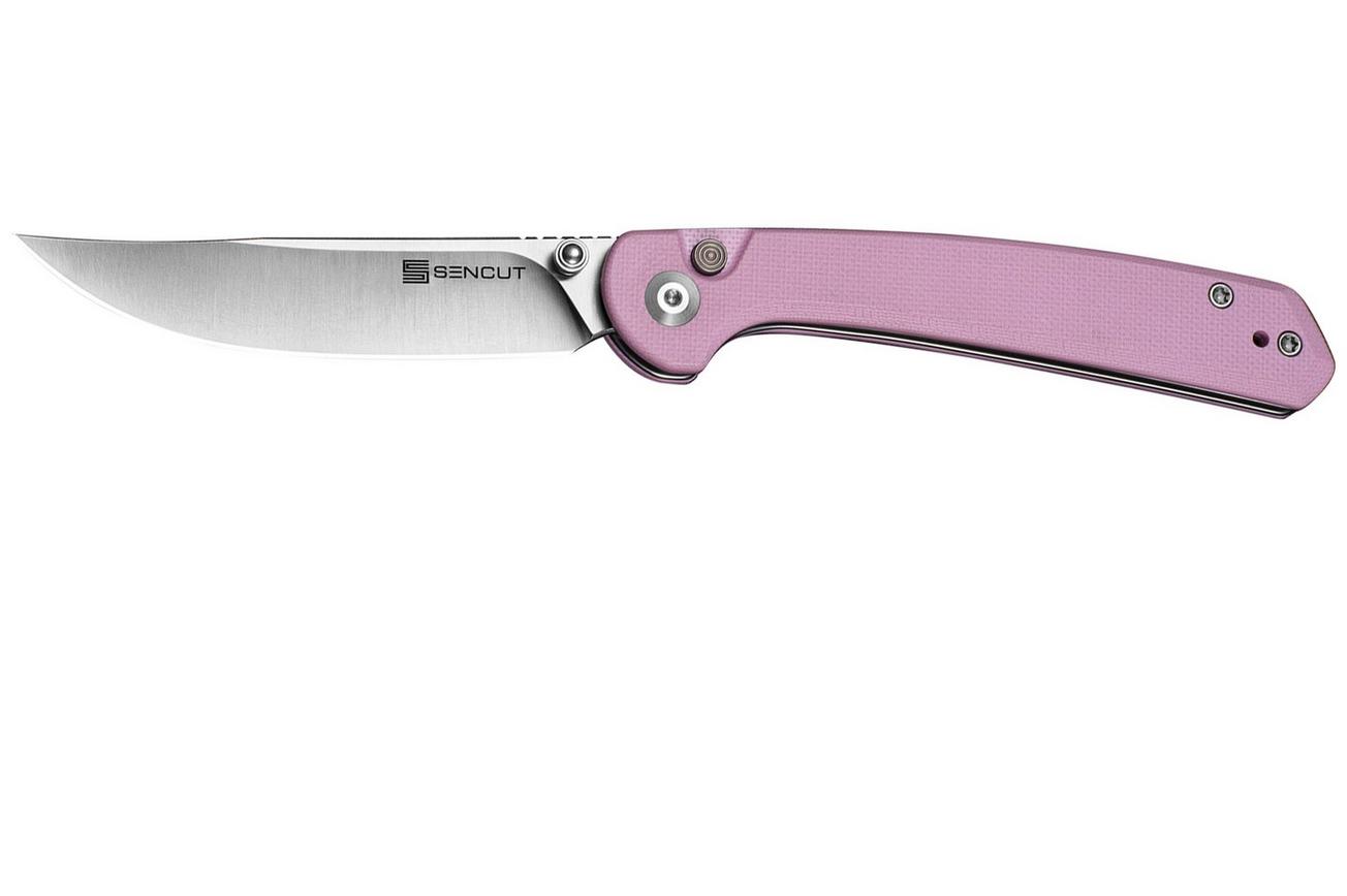 Sencut Skelfin S25007-3 Satin 9Cr18MoV, Powder Pink G10, zakmes