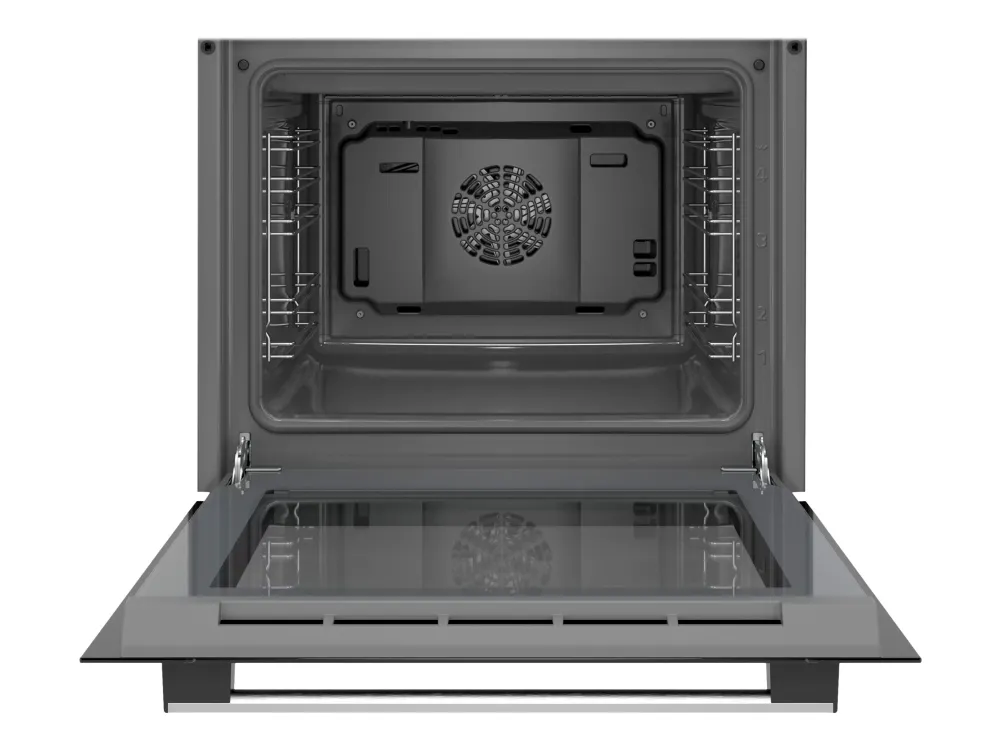 Bosch Serie | 2 HBF114BS1 - Ovn - til indbygning - niche - bredde: 56 cm - dybde: 55 cm - højde: 57.5 cm - med selv-rengøring - Klasse A - rustfrit stål
