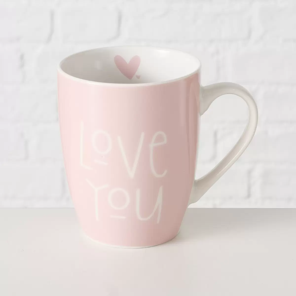 Tasse Lovelyn rosa,weiss