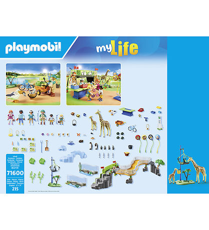 Playmobil My Life - Stor City Zoo - 71600 - 215 Dele