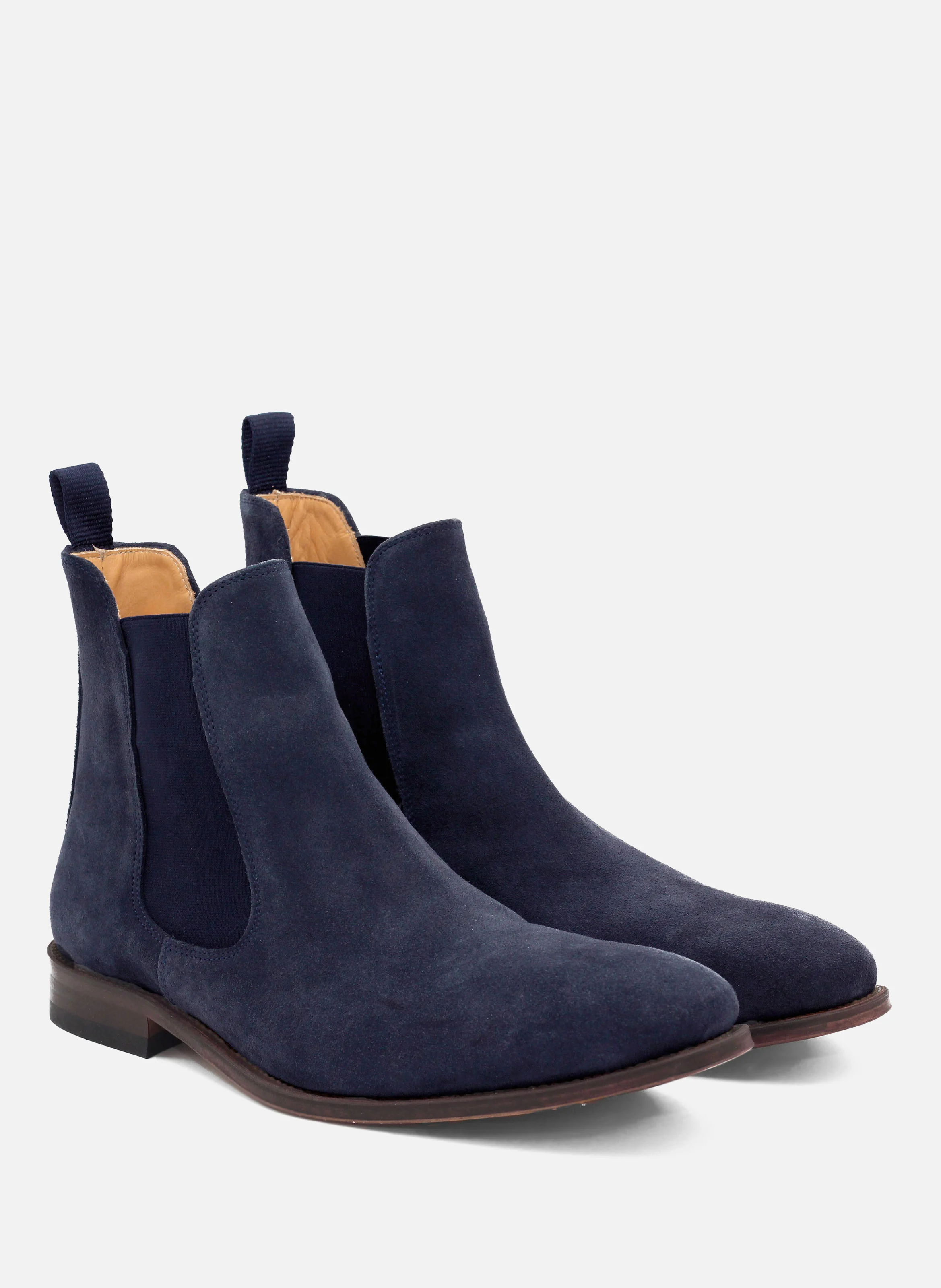 Chelsea boots cuir daim | Bleu