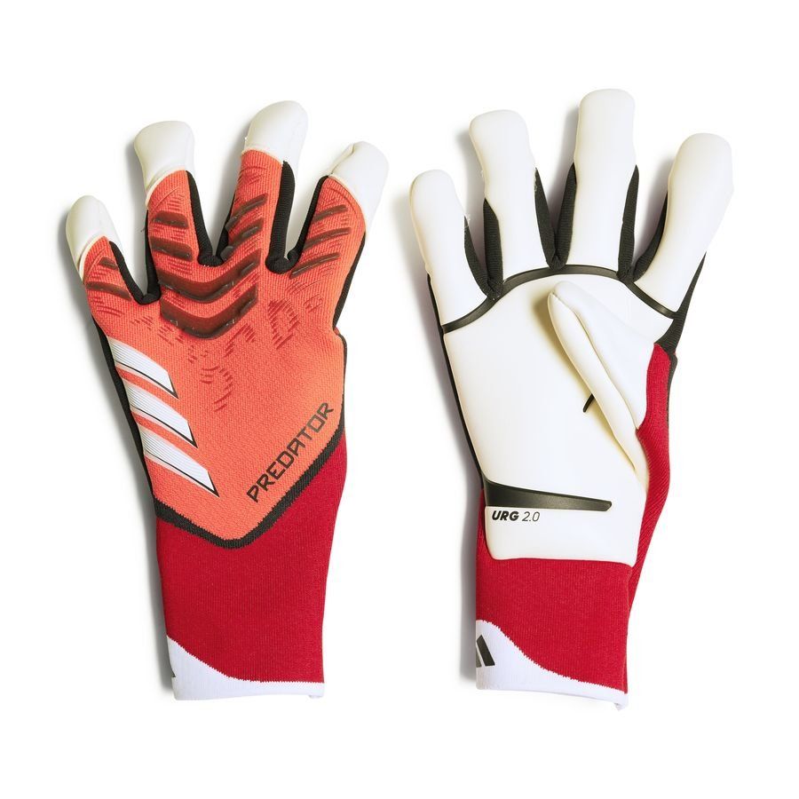 adidas Gants de Gardien Predator Pro Hybrid Pure Victory - Lucid Red/Pure Ruby/Noir