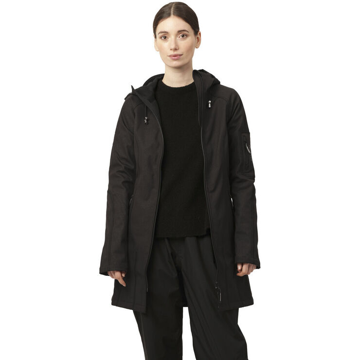 ILSE JACOBSEN 3/4 raincoat Sort
