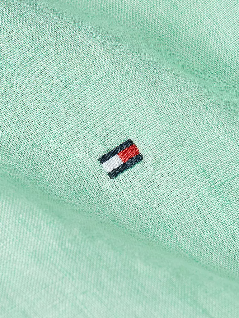 TOMMY HILFIGER Leinenhemd  hellgrün