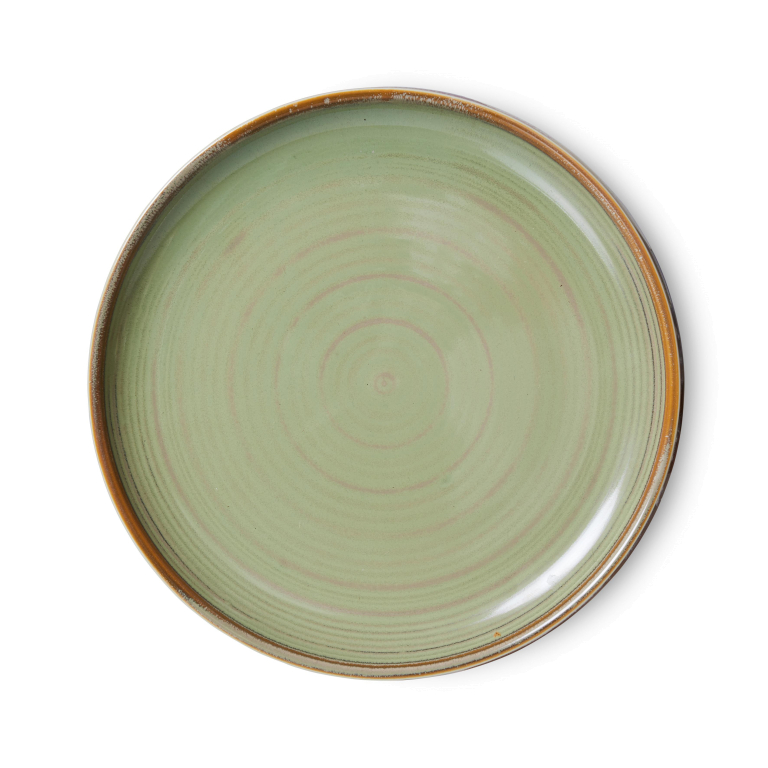 HKliving Chef Ceramic ontbijtbord Ø20 rustic blue