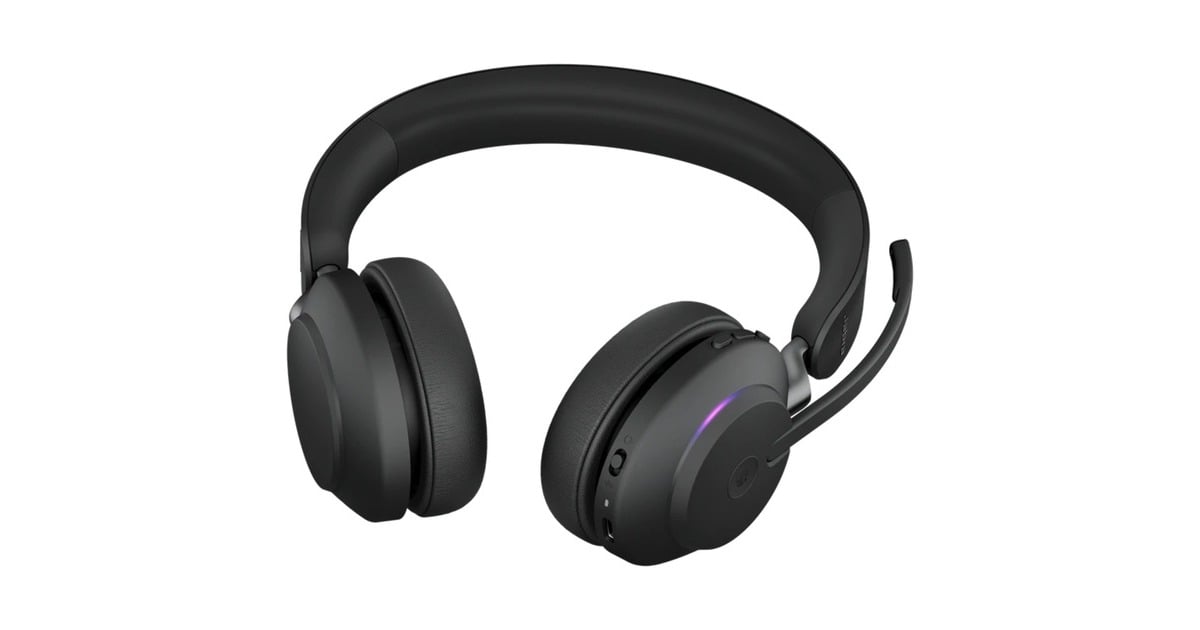 JabraEvolve2 65 on-ear headset  (Zwart, UC, USB-A, Oplader)
