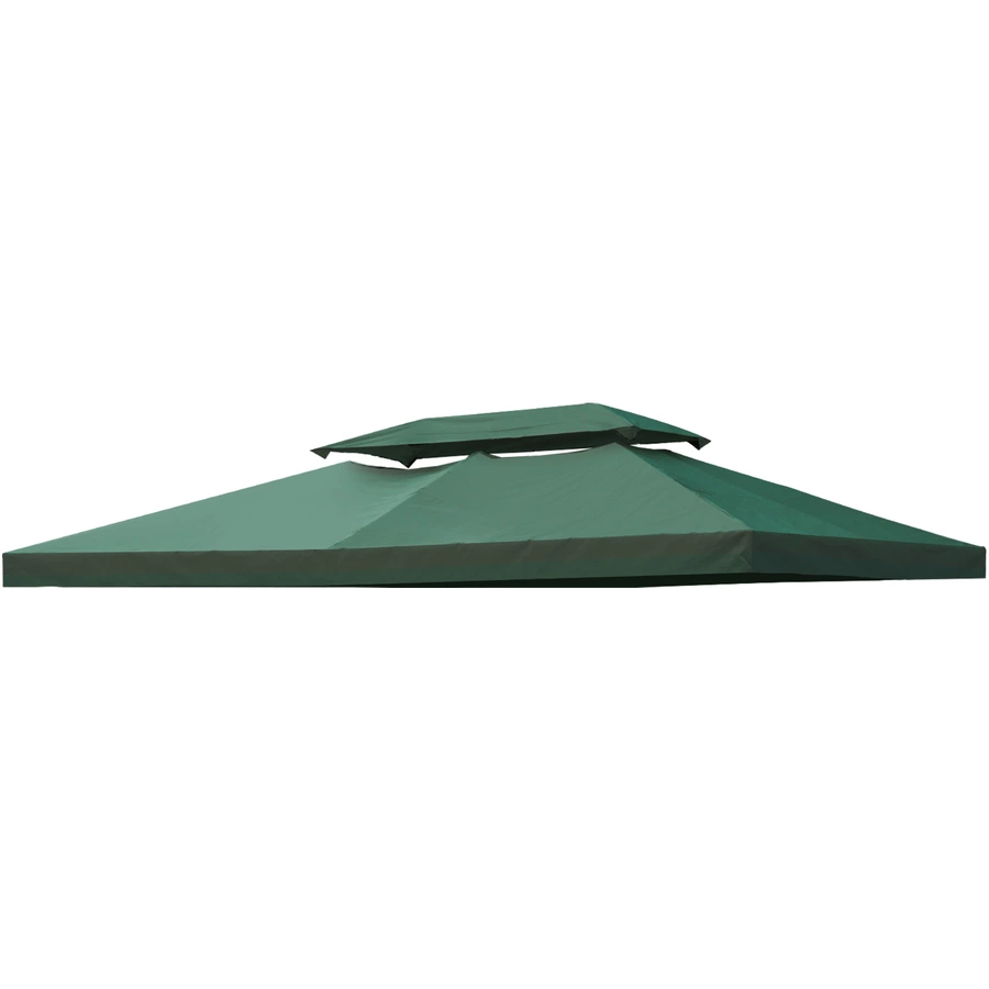 Outsunny Pavillondach für 3 x 4 m Pavillons grau