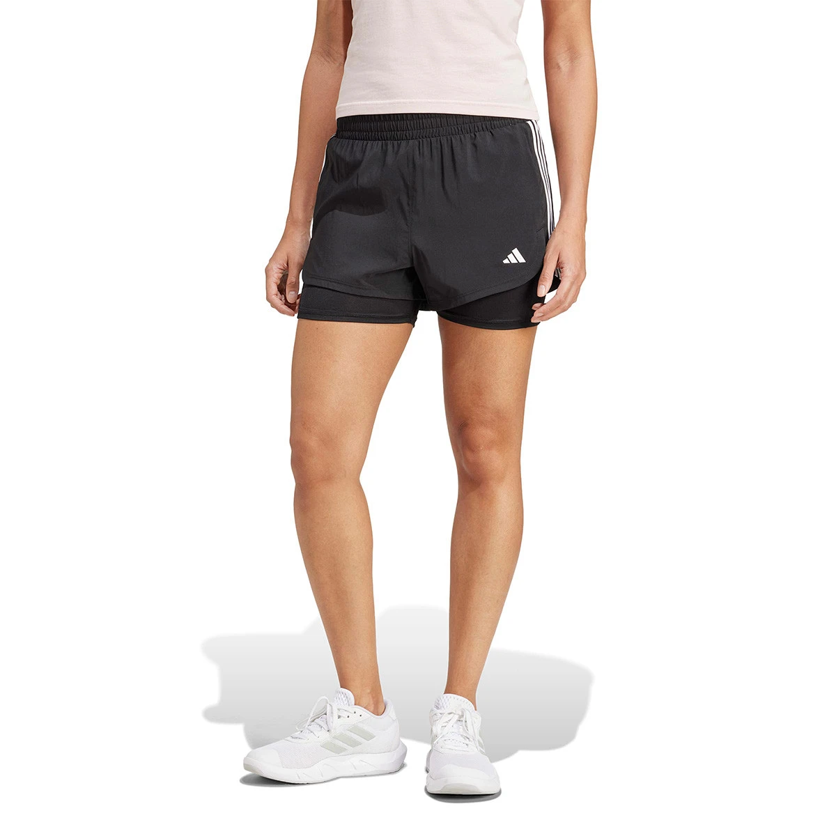 Calções adidas Pacer Training Woven 3 riscas