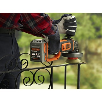 BLACK+DECKER haakse slijper BCG720M1-QW 18 volt