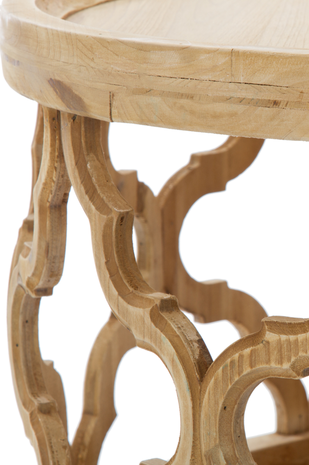 Couchtisch AMAZONIA - Tannenholz - ø 80