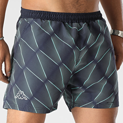 Short De Bain Eonall Graphik 331B4WW Bleu Marine Vert