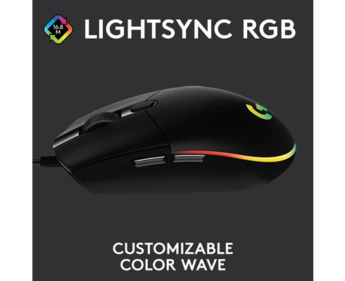 Logitech G203 Lightsync - Black