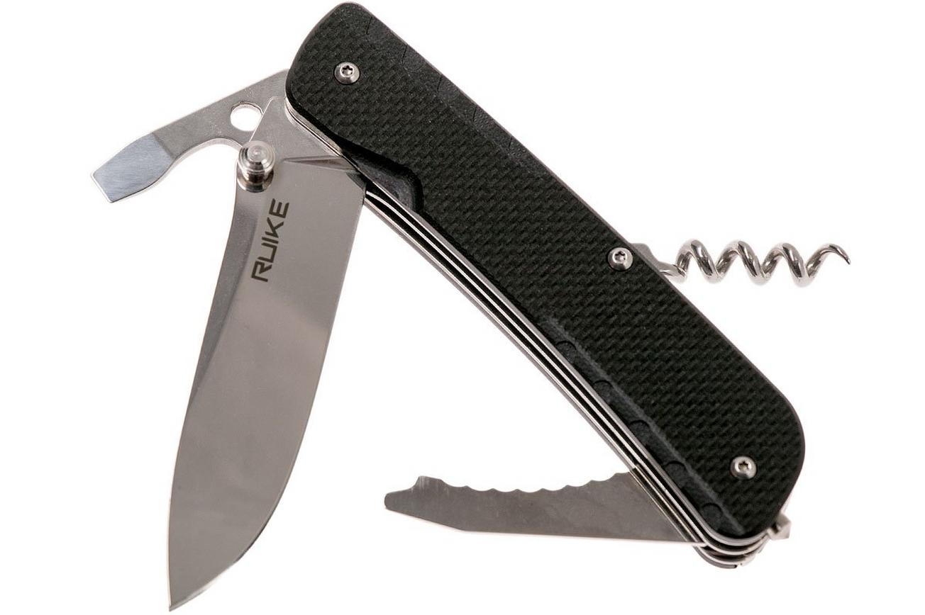 Ruike LD21-B Trekker zakmes, zwart