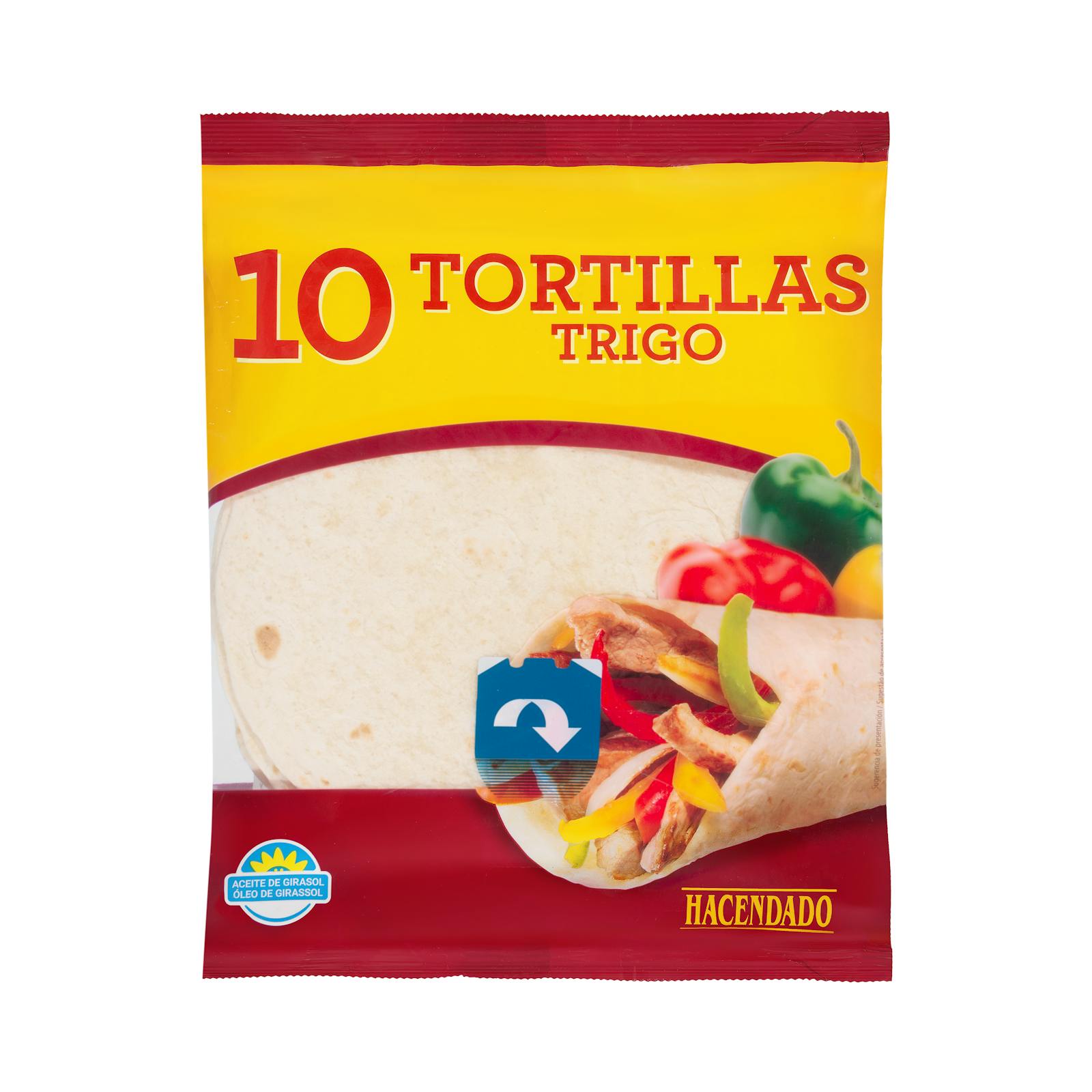 Tortillas de blé Hacendado