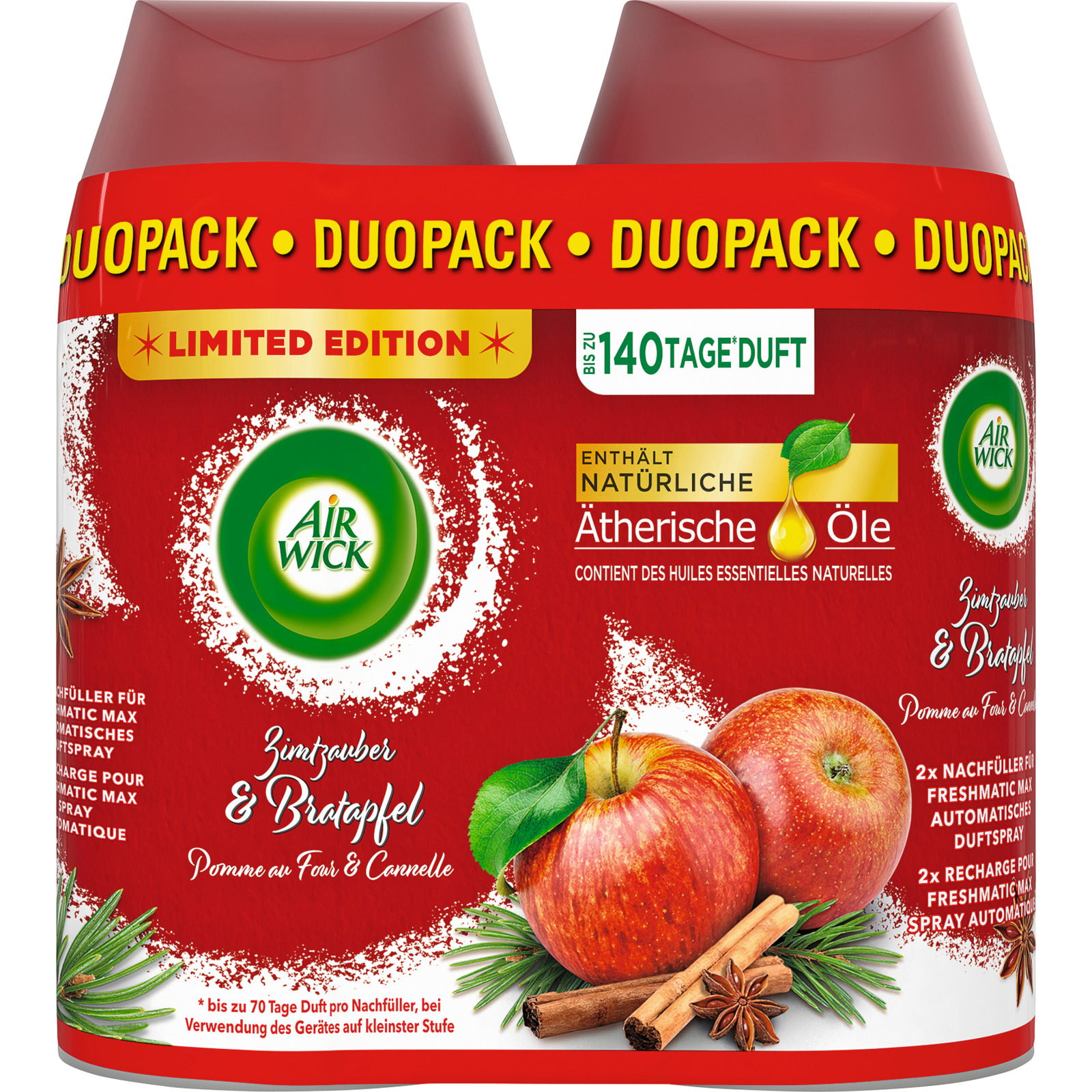 Airwick Fresh M Ref Zimtzauber 2x250ml