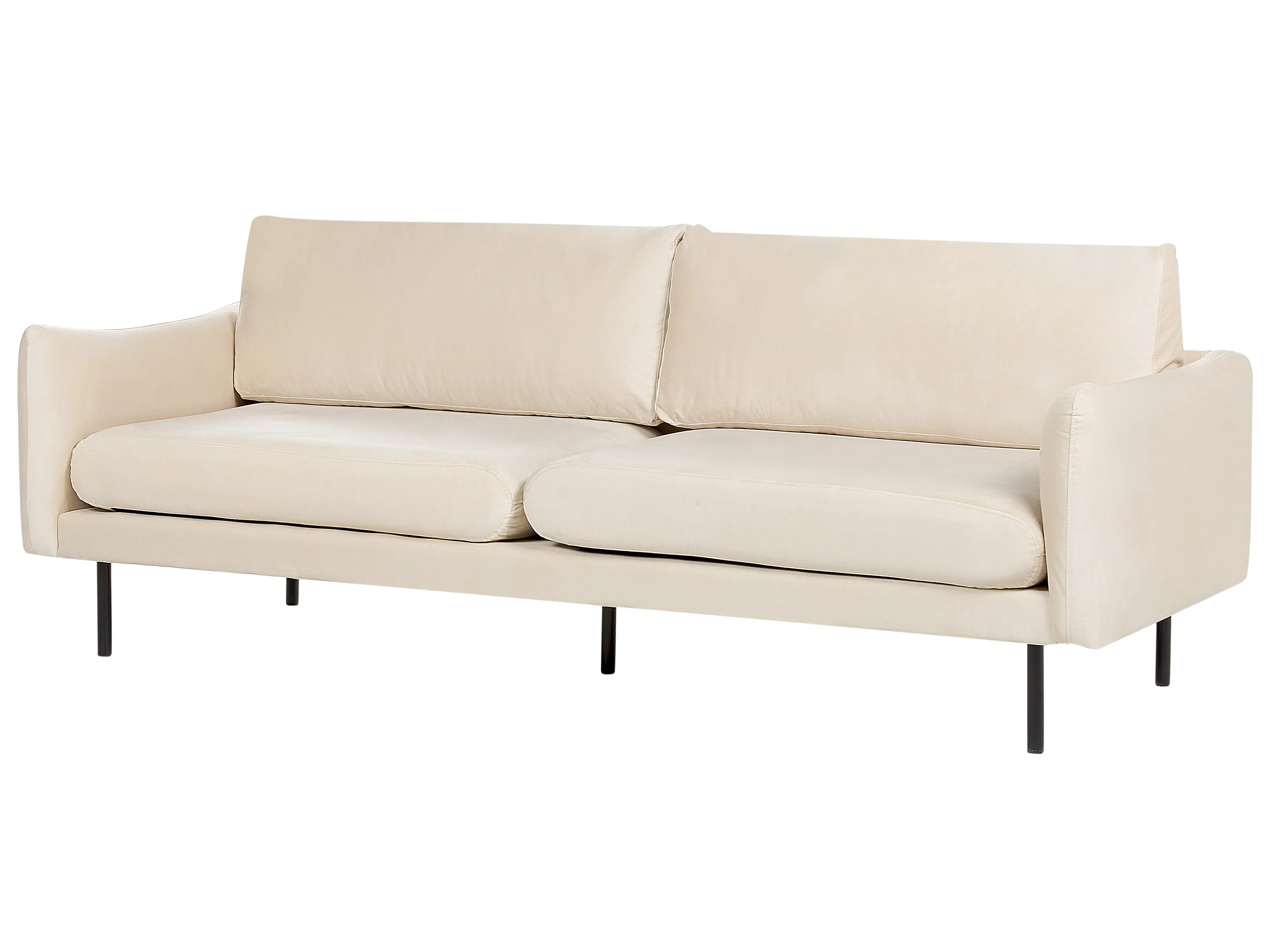 Bankenset 4-zits VINTERBRO Fluweel Lichtbeige