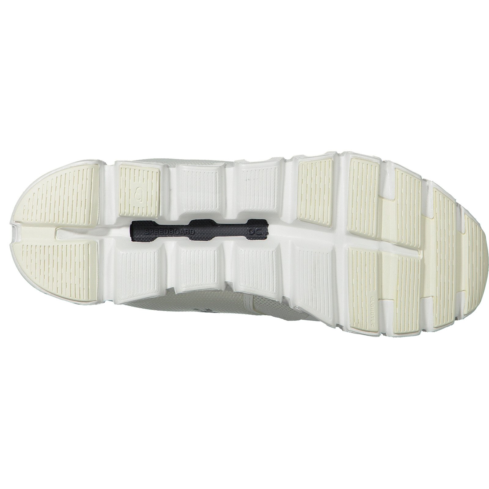On Herren-Laufschuh Cloud 6 weiss, 45