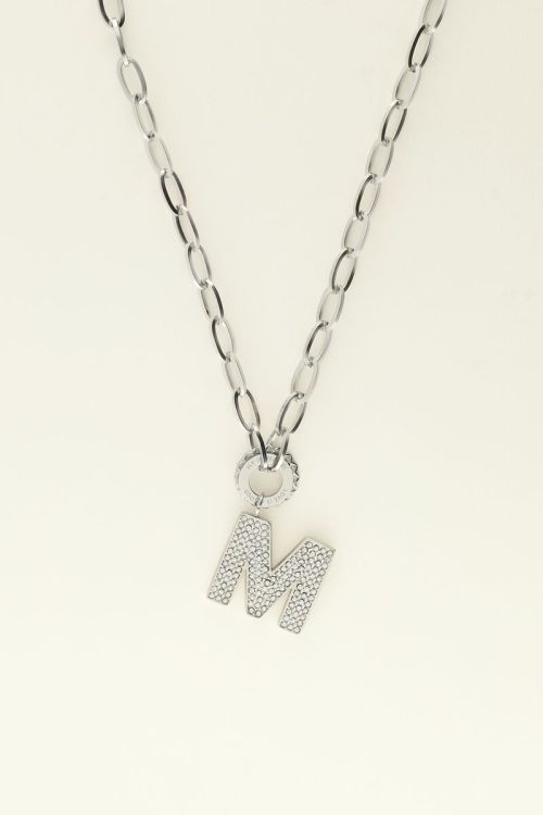 Initial strass ketting