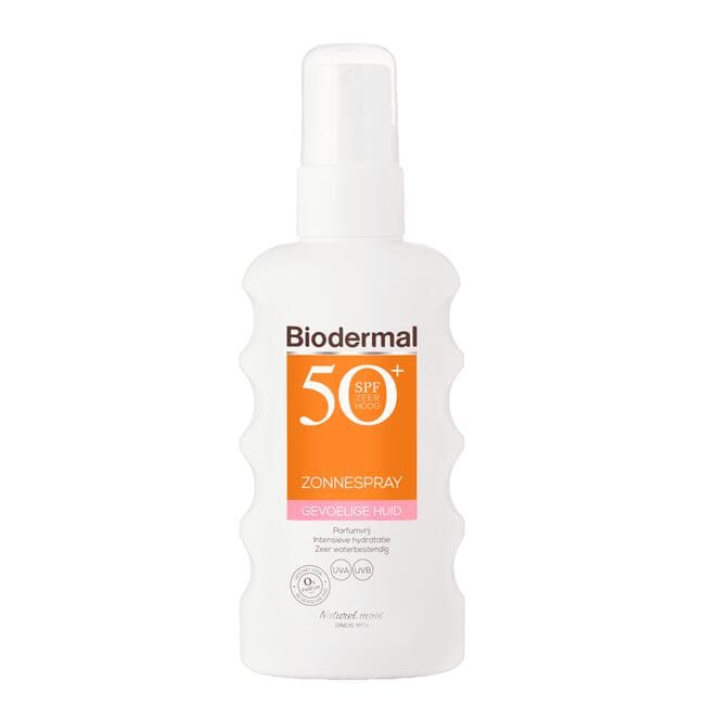Biodermal Gevoelige Huid Zonnebrand Spray SPF 50+175 ML