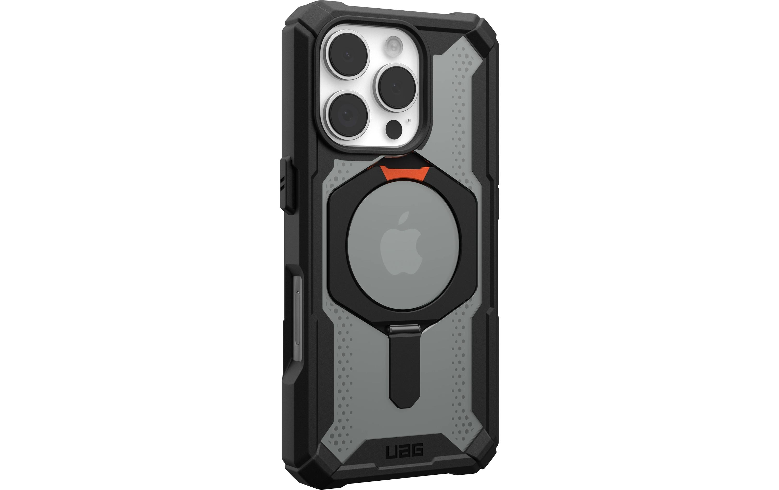 Back Cover Plasma XTE iPhone 16 Pro Black/OrangeSchutzhülle für das Apple iPhone 16 Pro
