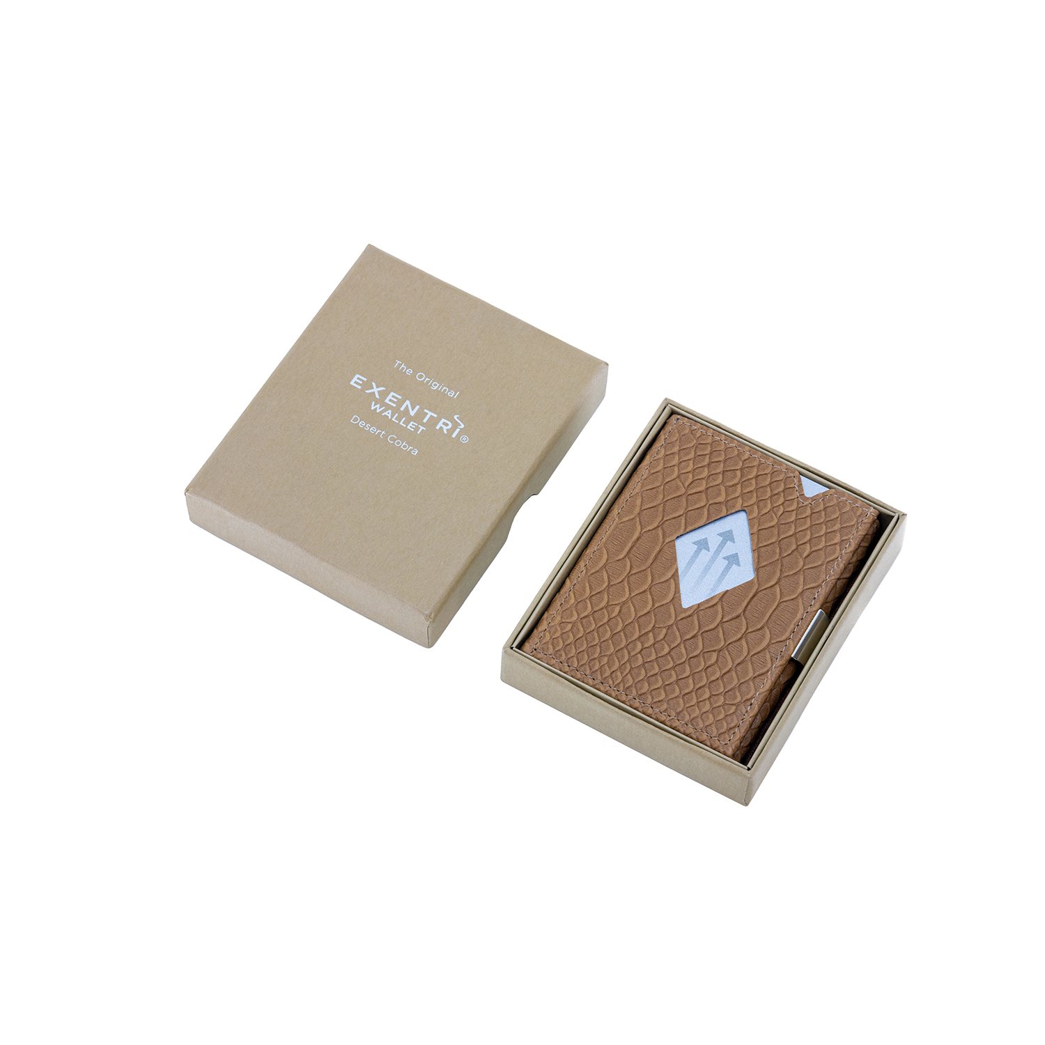 Exentri Leather Wallet RFID desert cobra