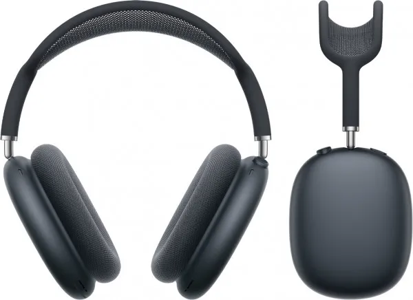 Apple AirPods Max - 2. generation - hovedtelefoner med mik. - fuld størrelse - Bluetooth - trådløs - aktiv støjfjerning - midnat
