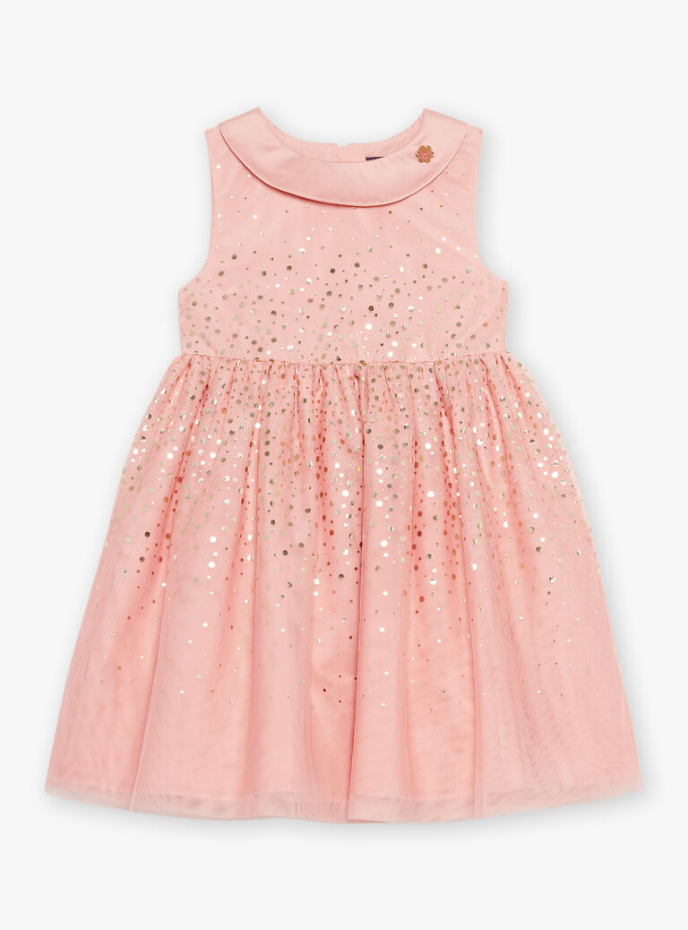 Robe rose à paillettes