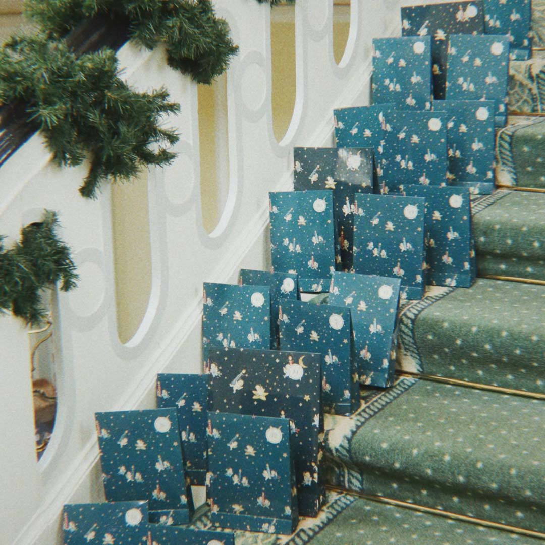 konges sløjd adventskalender - blue