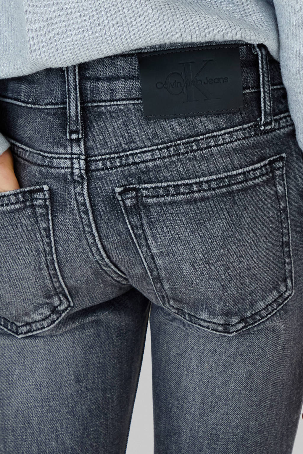 Calvin Klein flared jeans grey denim