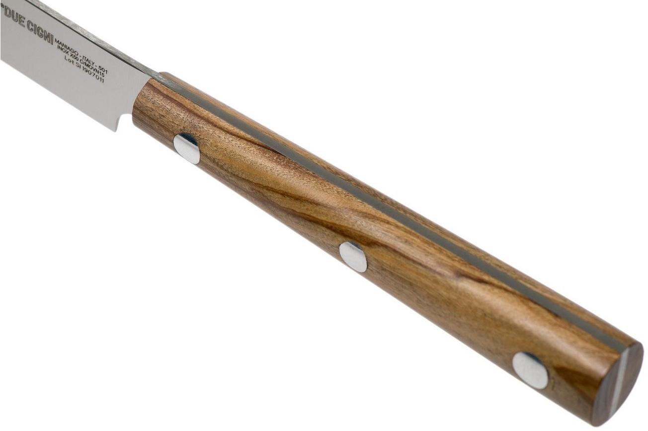 Due Cigni Hakucho petty 12 cm, olijfhout
