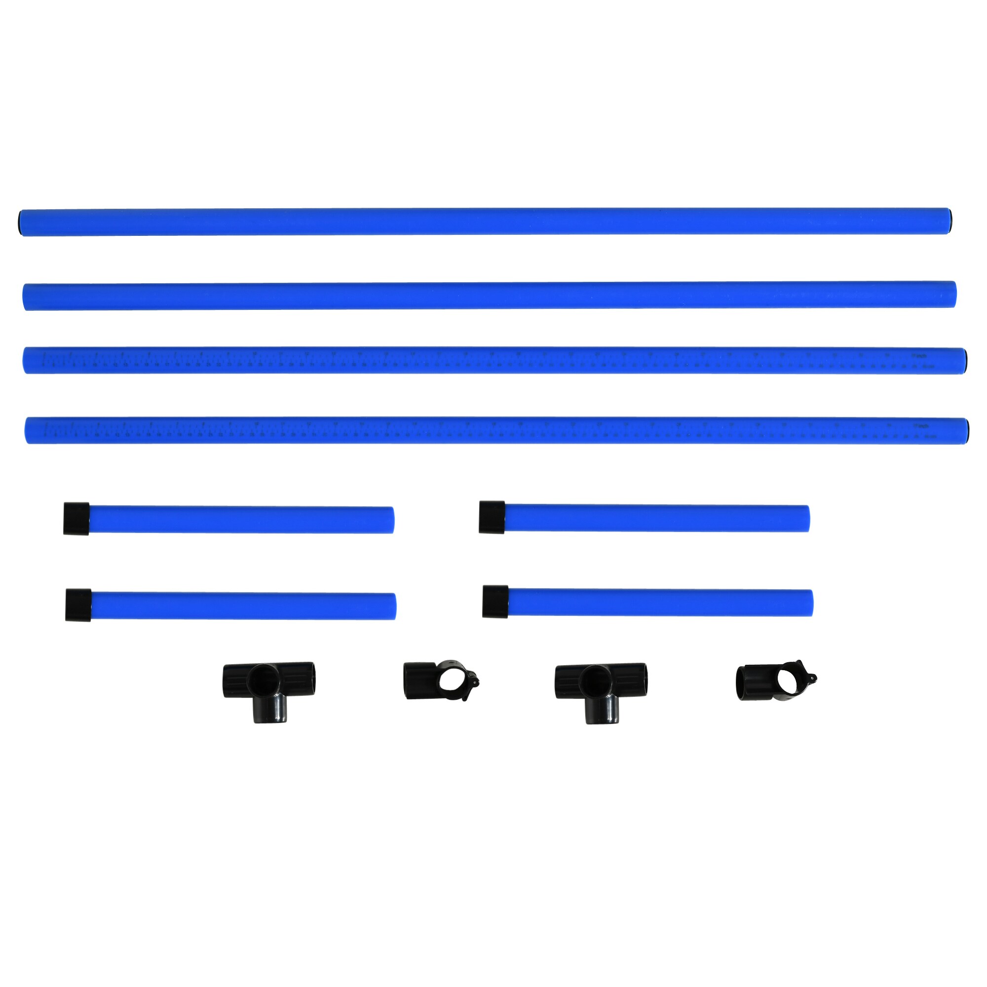 PawHut Agility Hürdenset als 4er Set blau 95 x 65 x 95 cm (LxBxH)