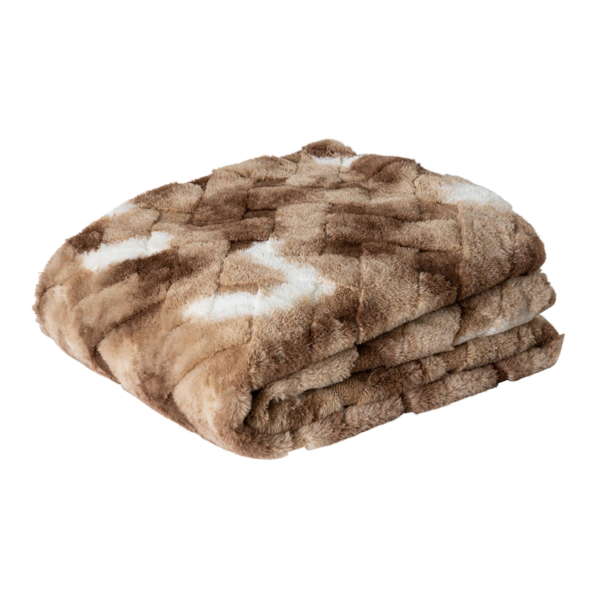 PTMD - Plaid Geraldine - Bruin - 140x170x2cm