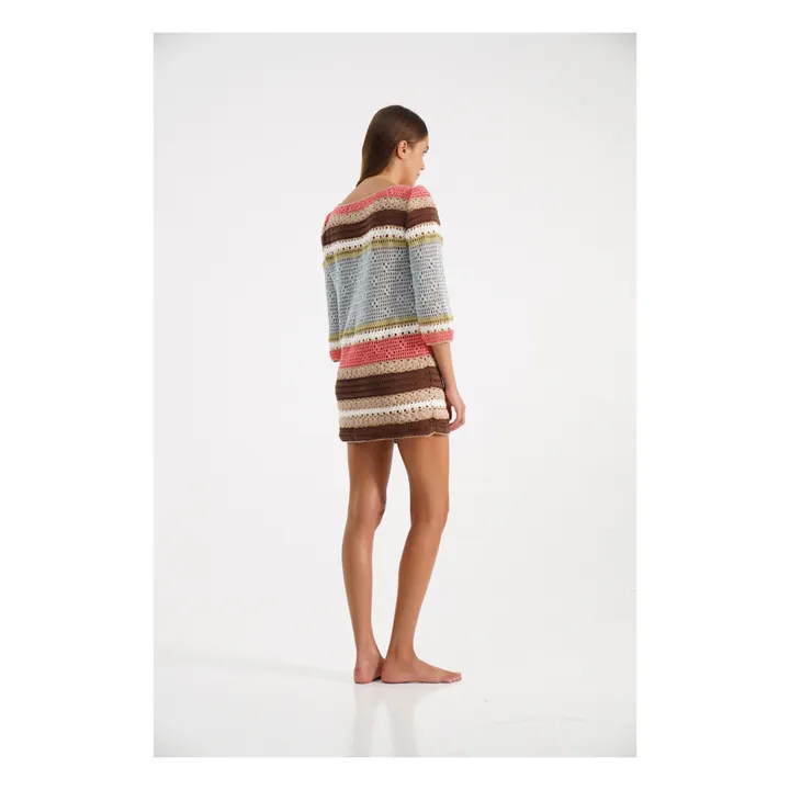She Made Me Robe Jaya Crochet | Bleu