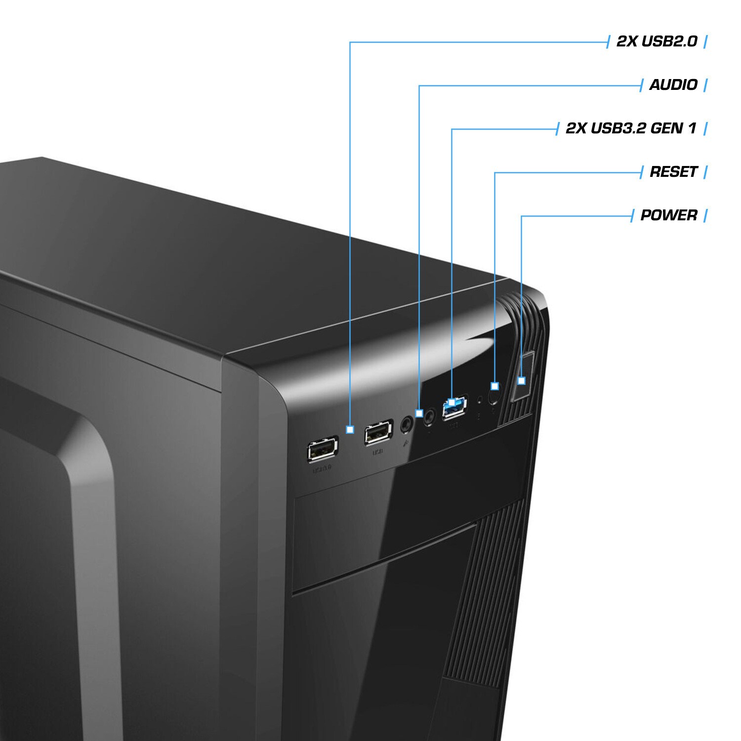 Business Professional PC 12 Intel Core i5-12400, 16GB DDR4, Intel UHD Graphics 730 Grafik, 500GB SSD, WLAN