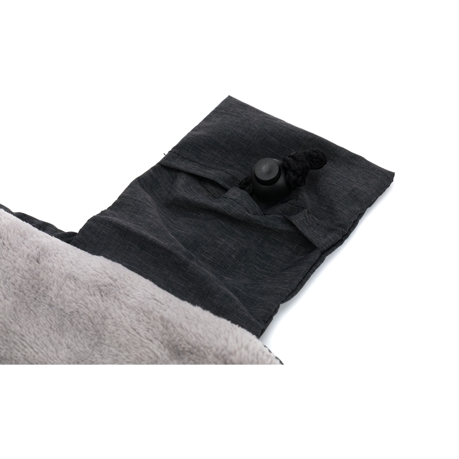 fillikid Winterfußsack Eiger Soft Gr.0 Melange Schwarz