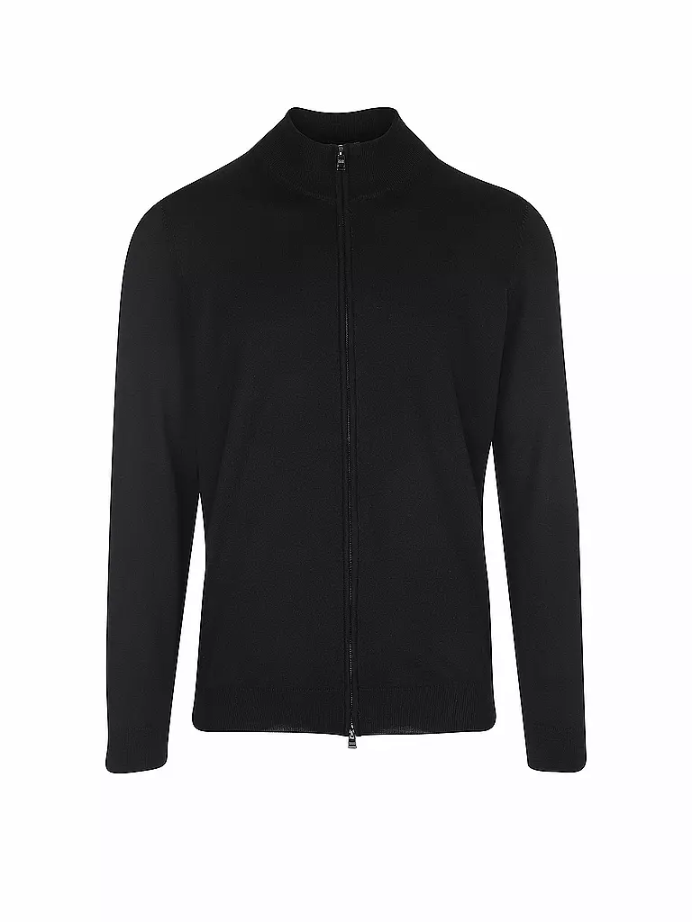 BOSS Strickjacke Balonso schwarz