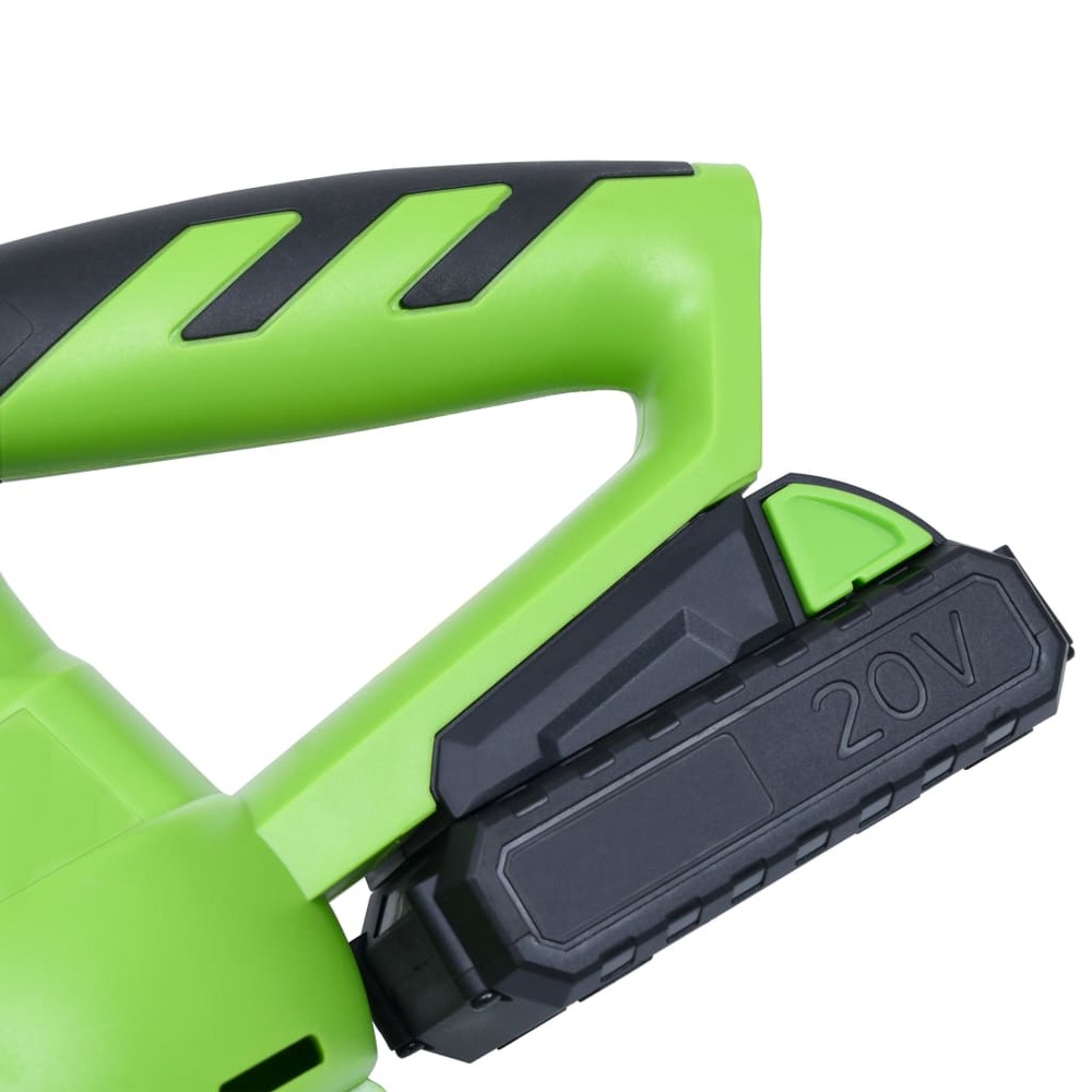 Souffleur à feuilles sans fil et bloc-piles 20v 1500 mah li-ion